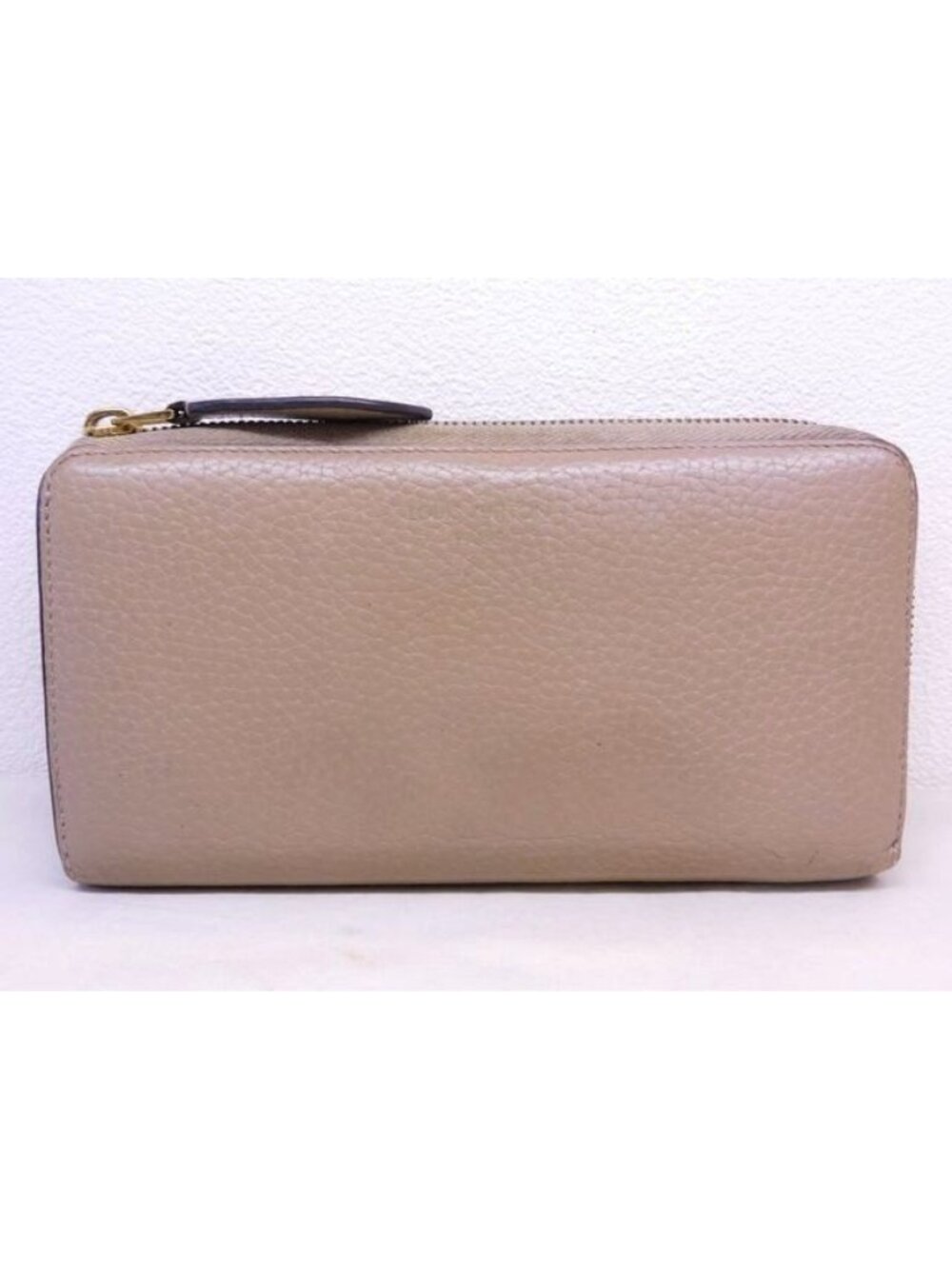Louis Vuitton Taurillon Portefeuille Comet Leather L-shaped Zipper Wallet Galet
